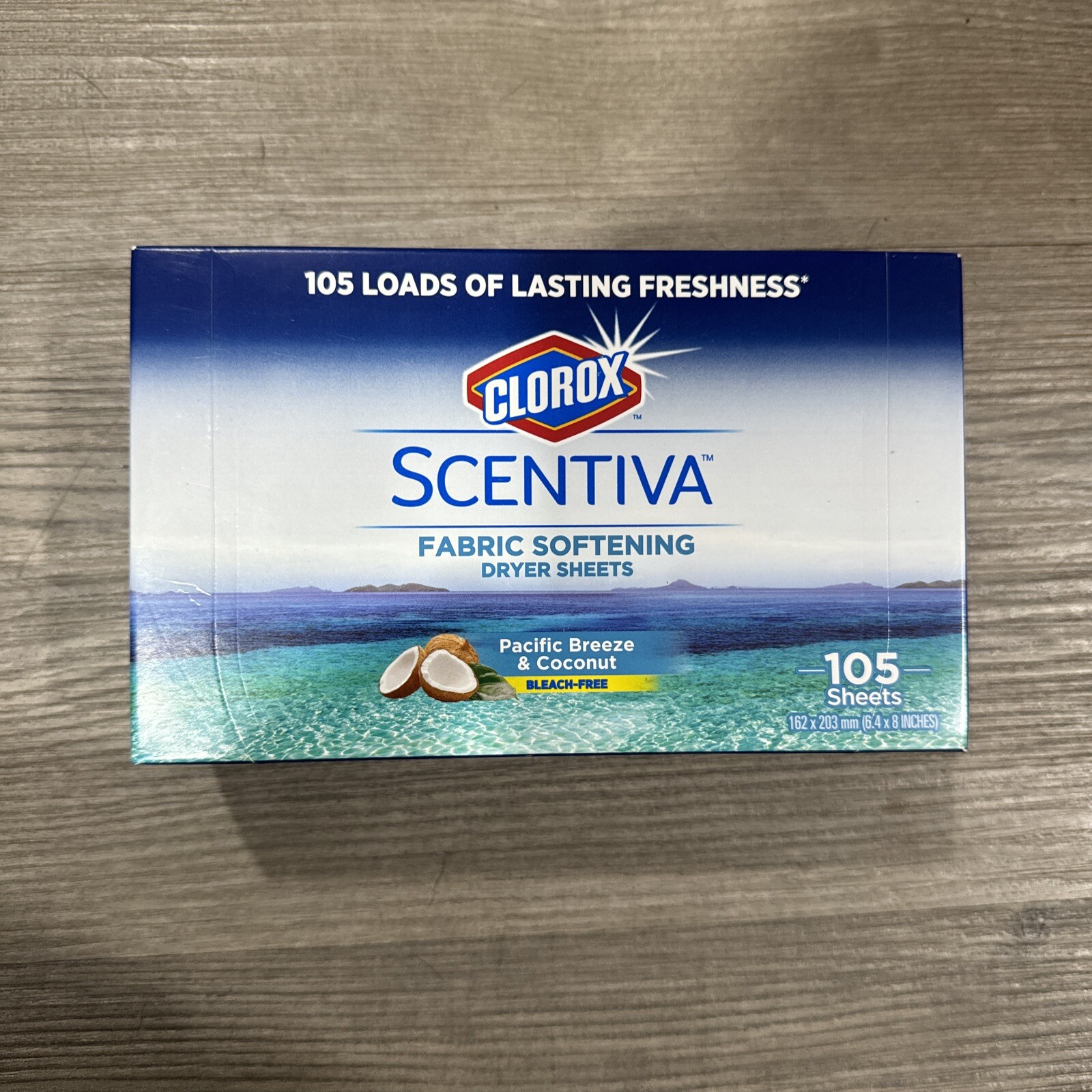 Scentiva Fabric Softening Dryer Sheets | in Pacific Breeze & Coconut