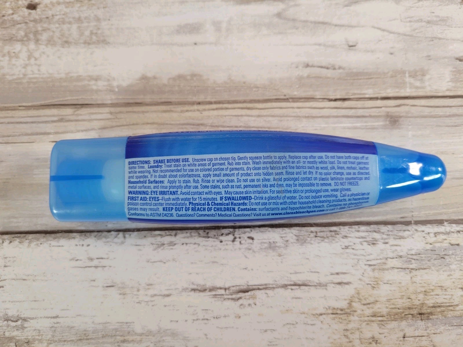 Clorox Bleach Pen Gel Dual Tip 2 oz. Discontinued 2002