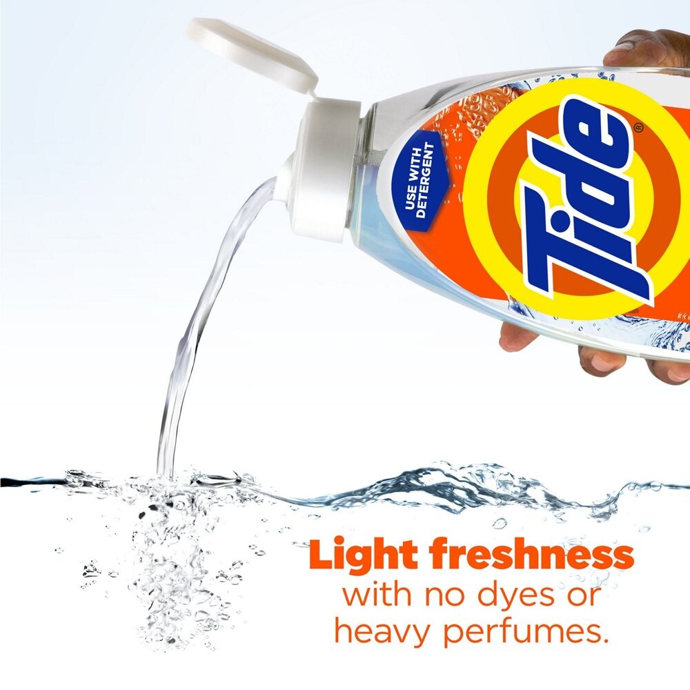 Tide Clean Boost Fabric Rinse, Stain Fighter, Original Scent, 25.5oz (pack of 2)
