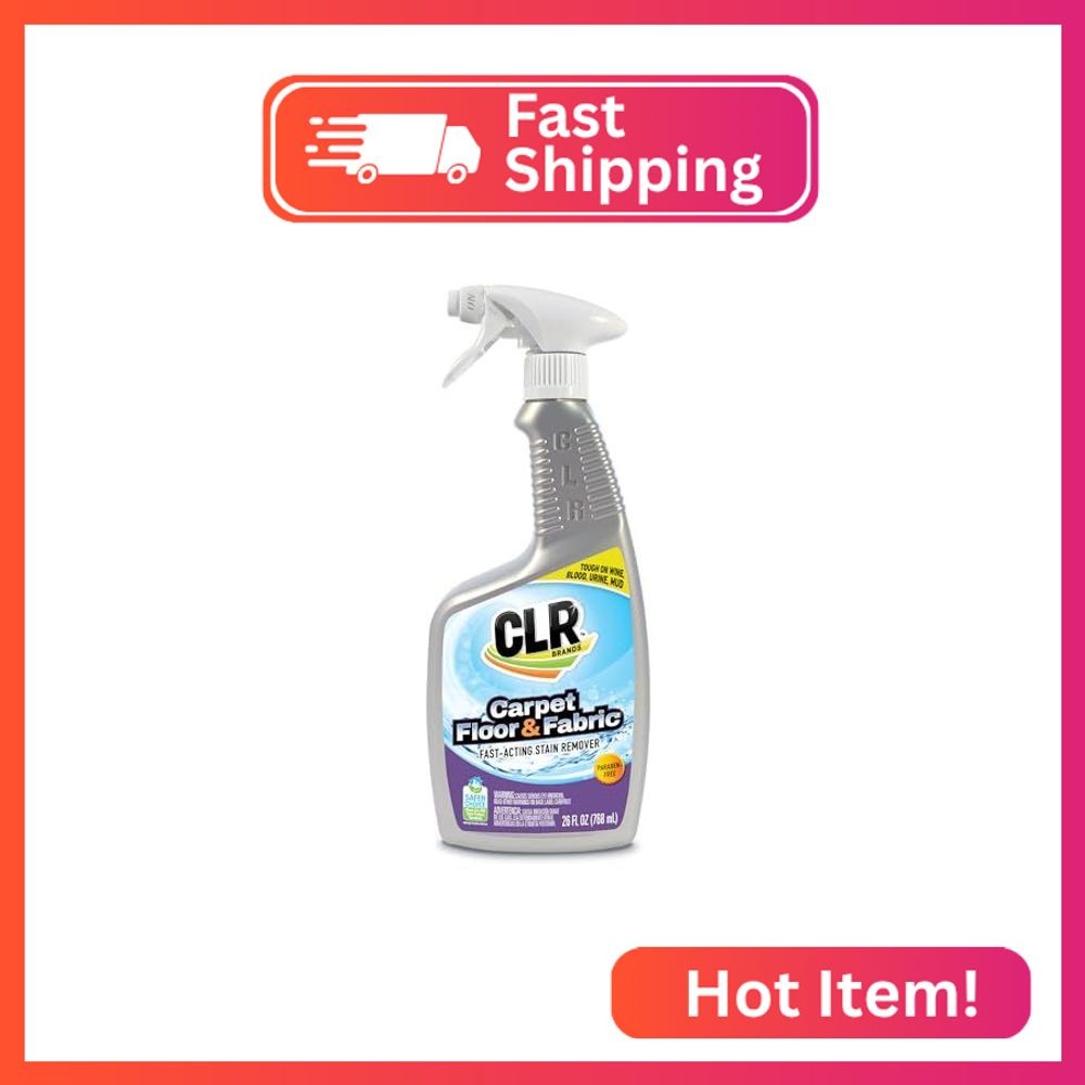 CLR Stain-Free Carpet, Floor & Fabric, Fast-Acting Stain Remover, 26 Ounce