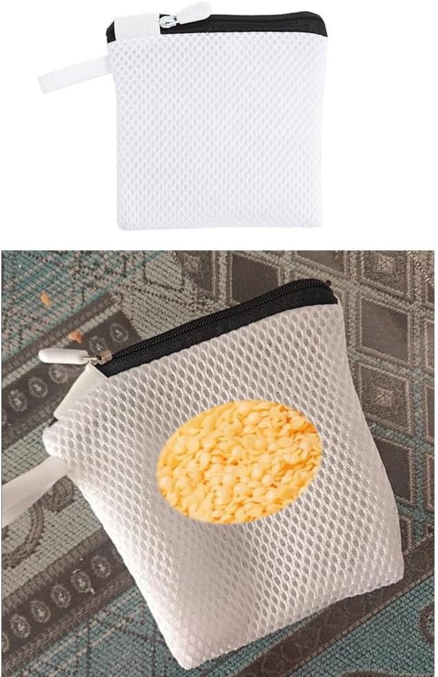 2 Pack In-Wash Scent Booster Beads Laundry Bag with Zipper Laundry Detergent