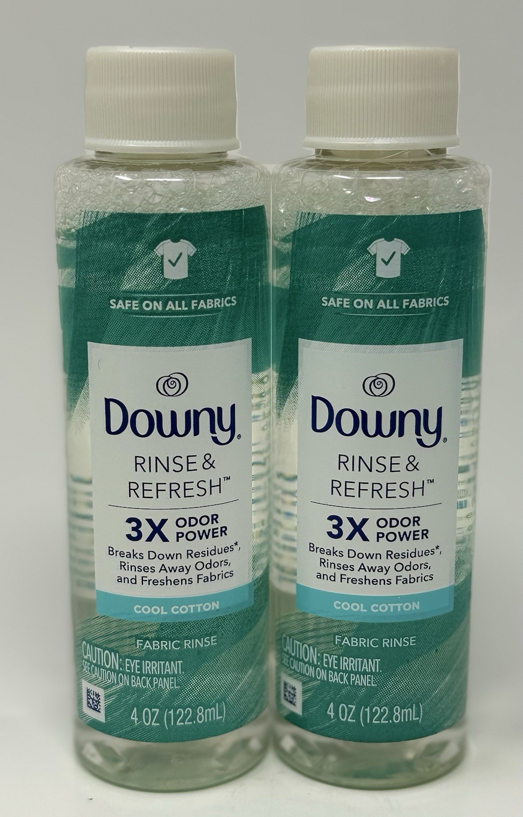 2 NEW Downy Rinse & Refresh Cool Cotton Deep Cleansing Fabric Laundry Rinse 4oz