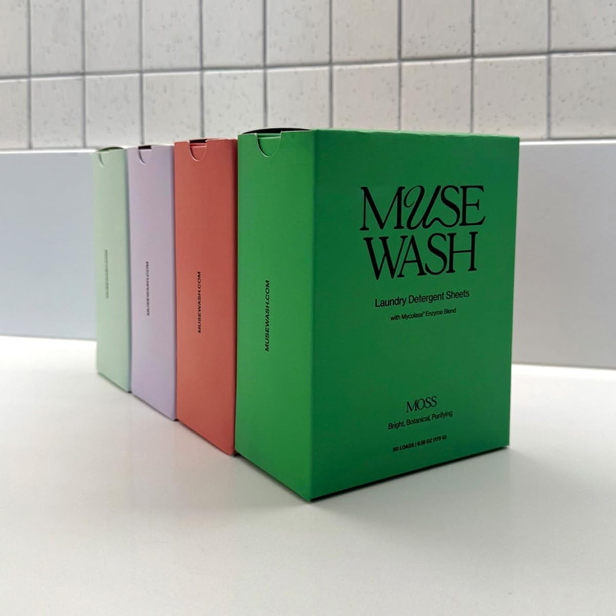 MUSEWASH Laundry Detergent Sheets | Enzyme-Powered, Vegan, Paraben-Free | Sen…