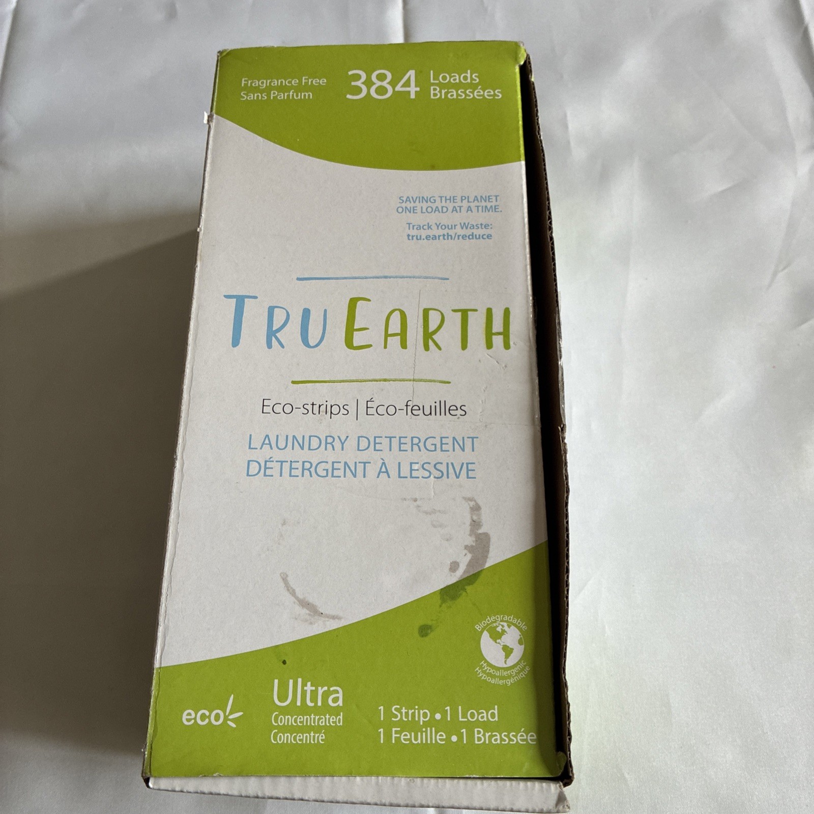 Tru Earth Eco-Strips Concentrated Laundry Soap FRAGRANCE FREE 170/340 Loads OB