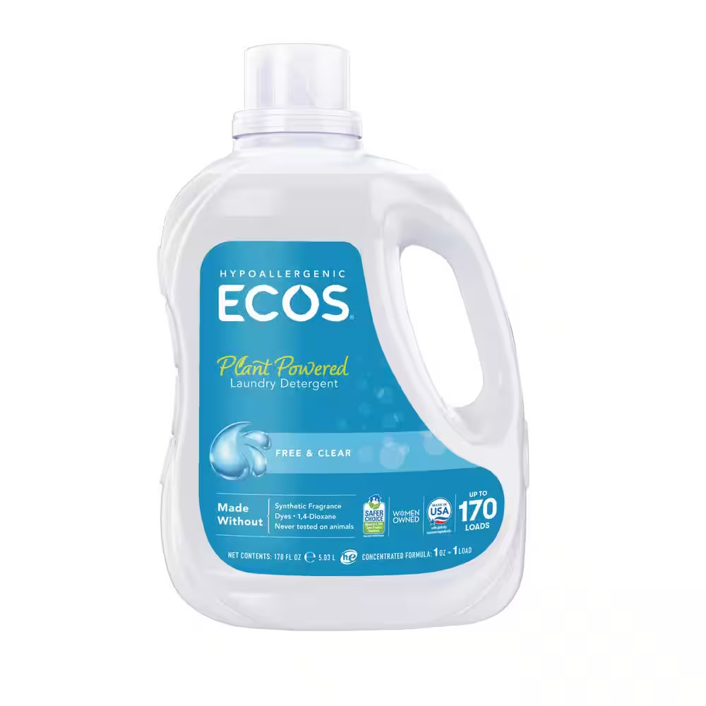 170 Oz. Free and Clear Liquid Laundry Detergent