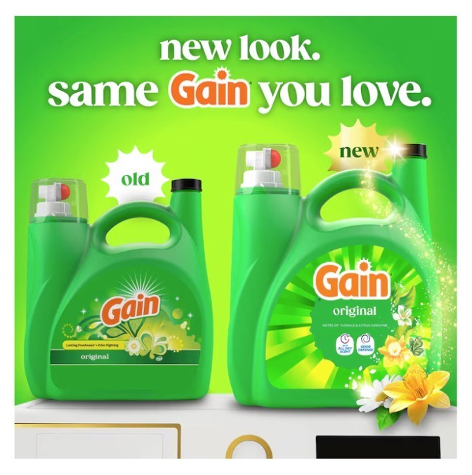 [FASH SALE] Gain Original HE Liquid Laundry Detergent 132 fl oz 2 PACK NEW