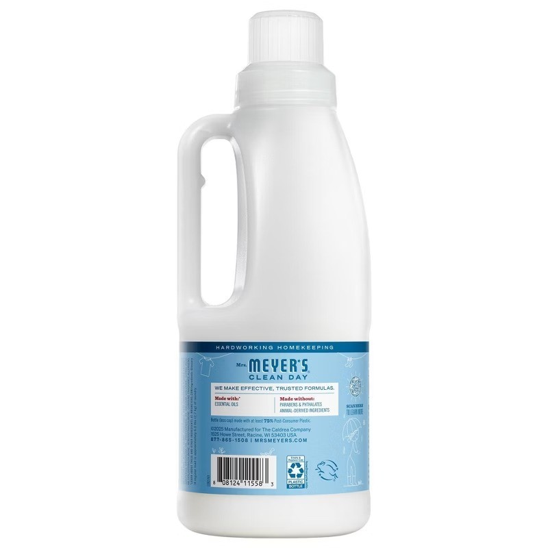 Mrs. Meyer’s Clean Day Fabric Softener – Rain Water – 32 fl oz