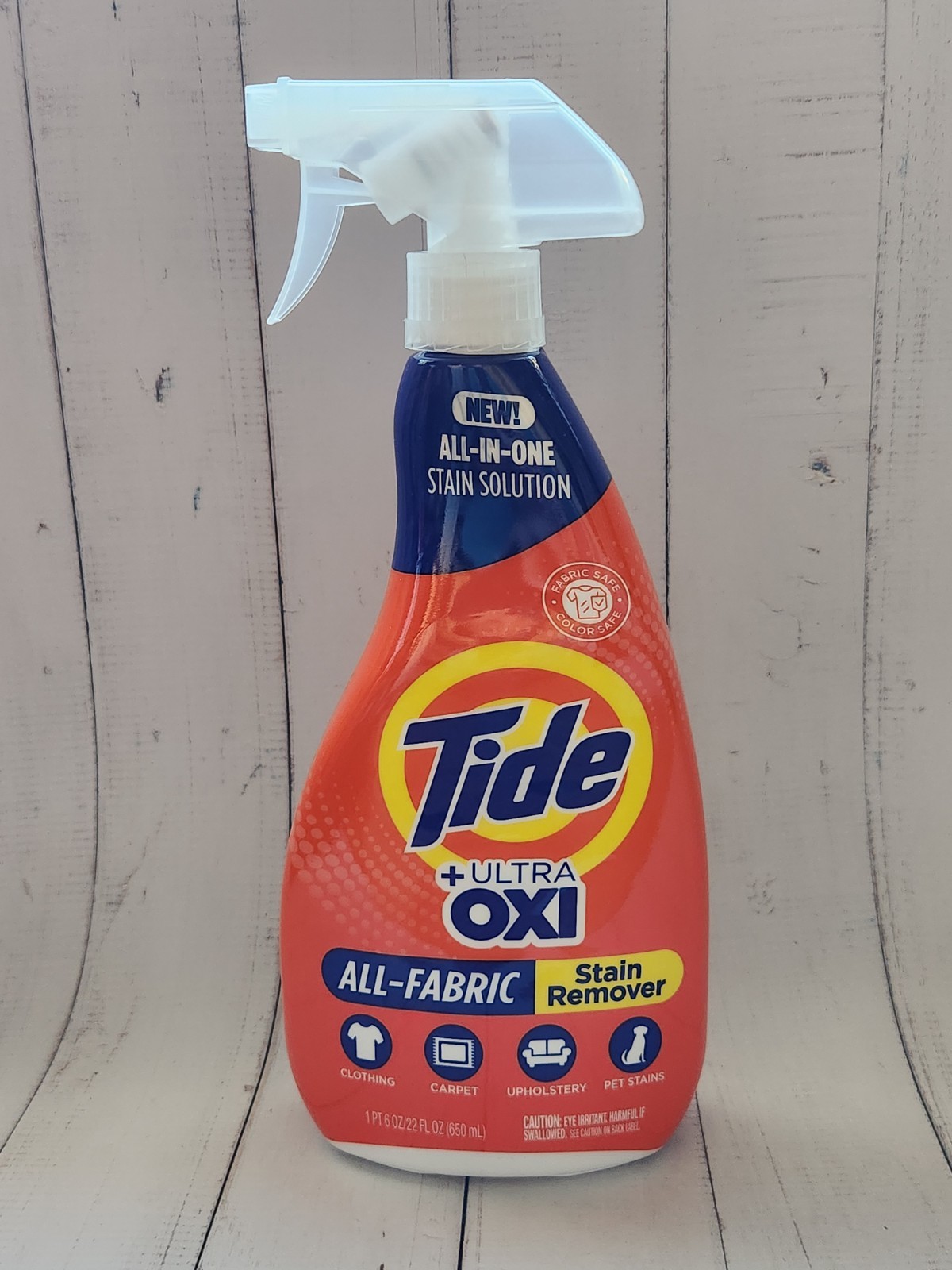 Tide + Ultra Oxi All-Fabric Laundry Stain Remover Spray, 22 fl oz