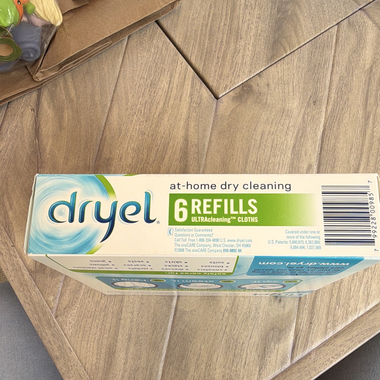 NEW – Dryel At-Home Dry Cleaning Refills 6 Cloths HE Clean Breeze – 24 Garments