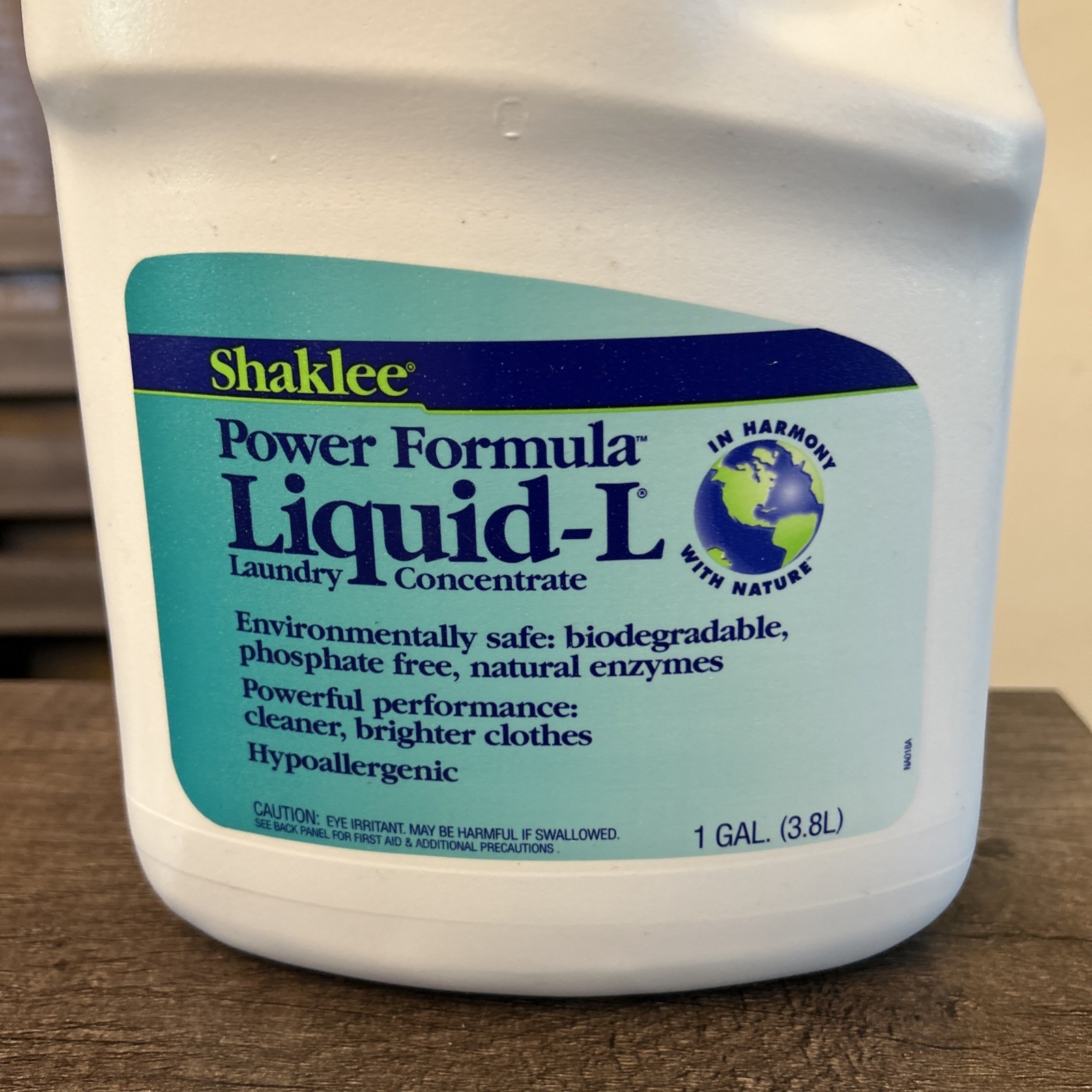 NOS Shaklee Power Formula Liquid L Laundry Concentrate 1 GALLON NEW SEALED
