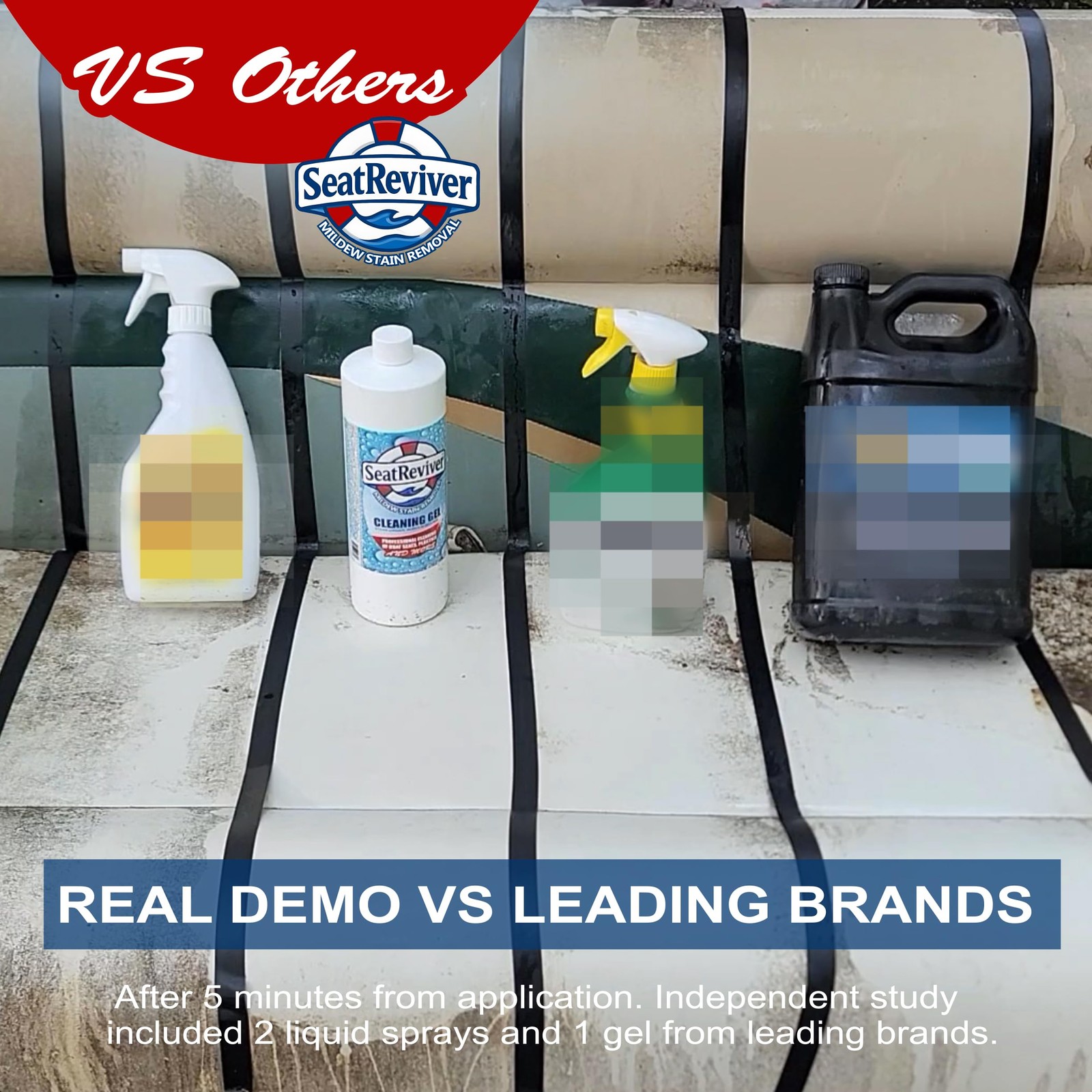 Seat Reviver Marine Mildew Stain Remover for Boat Seats, 32 Fl Oz (Pack of 1)