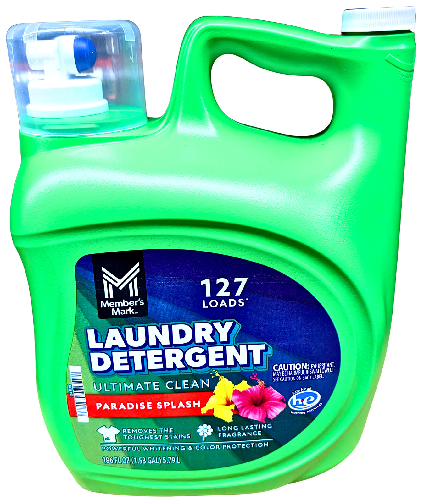 Member’s Mark Liquid Laundry Detergent Paradise Splash 127 Loads 196 Fl Oz