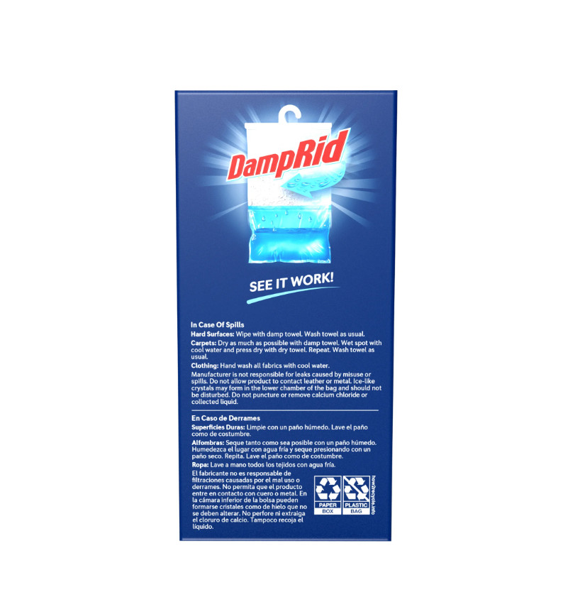 4-Pack DampRid 14.5 Oz. Fresh Scent Hanging Moisture Absorber, DampRid