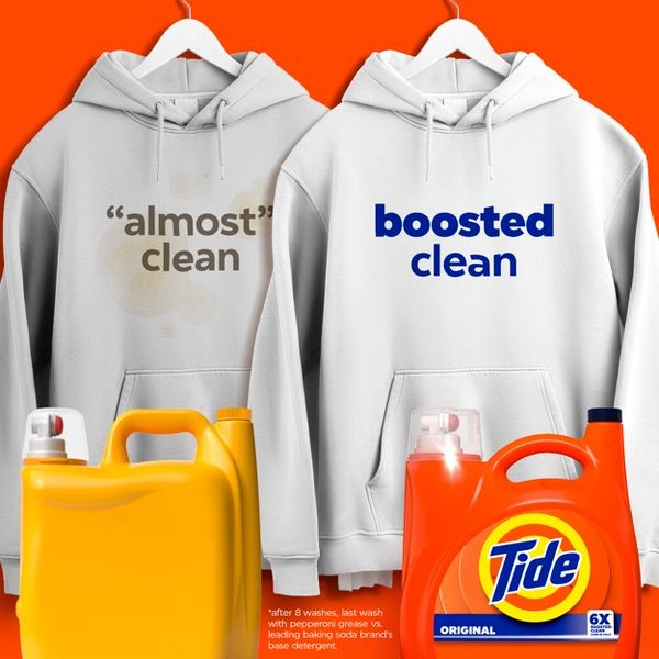 Tide Original HE Deep Cleaning Concentrated Liquid Laundry 100 Loads – 125 fl oz