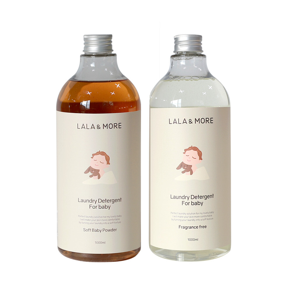 [ONSAEM KOREA] LALA & MORE LAUNDRY DETERGENT AND FABRIC SOFTENER FOR BABY SET