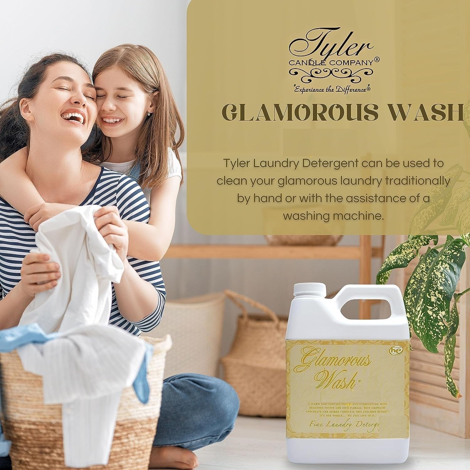 Tyler Candle – French Market Half Gallon 64 Fl oz Laundry Detergent w/Dryer