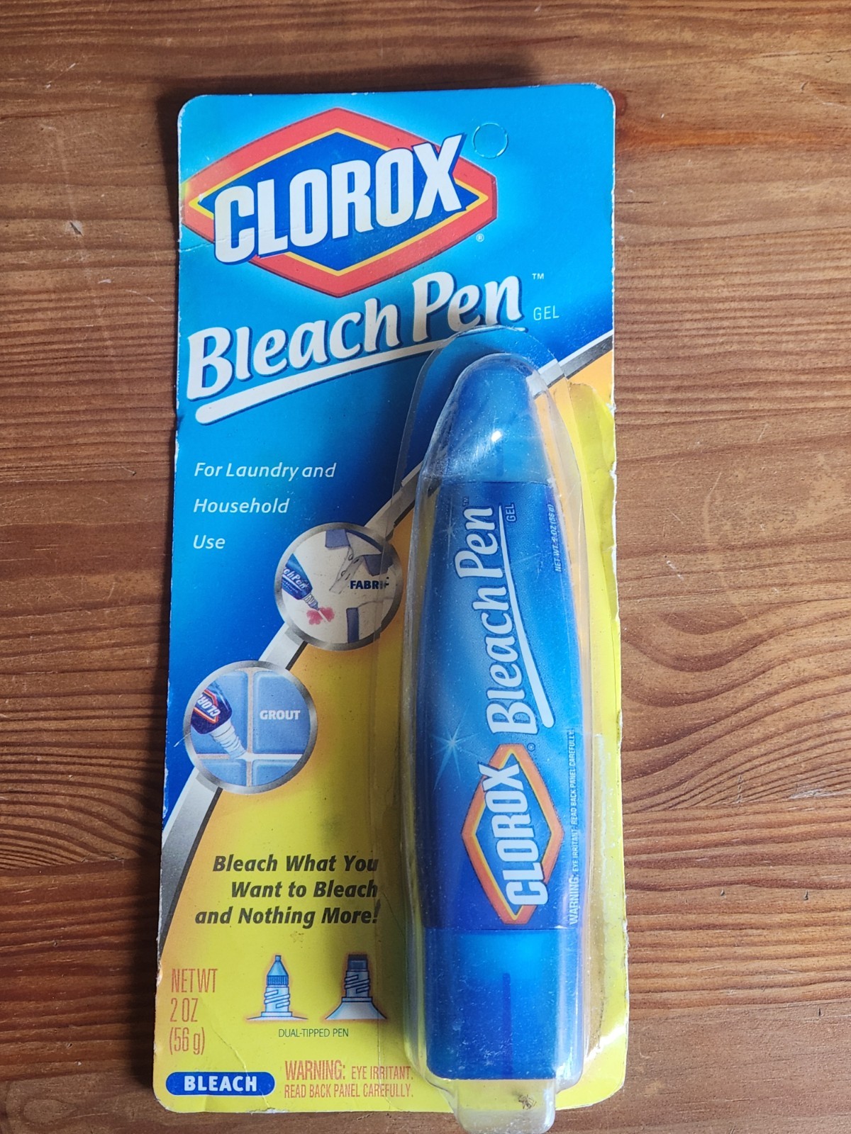 VTG 2002 Clorox Bleach Pen Gel for Whites Dual Tipped 2 oz New in Package M50