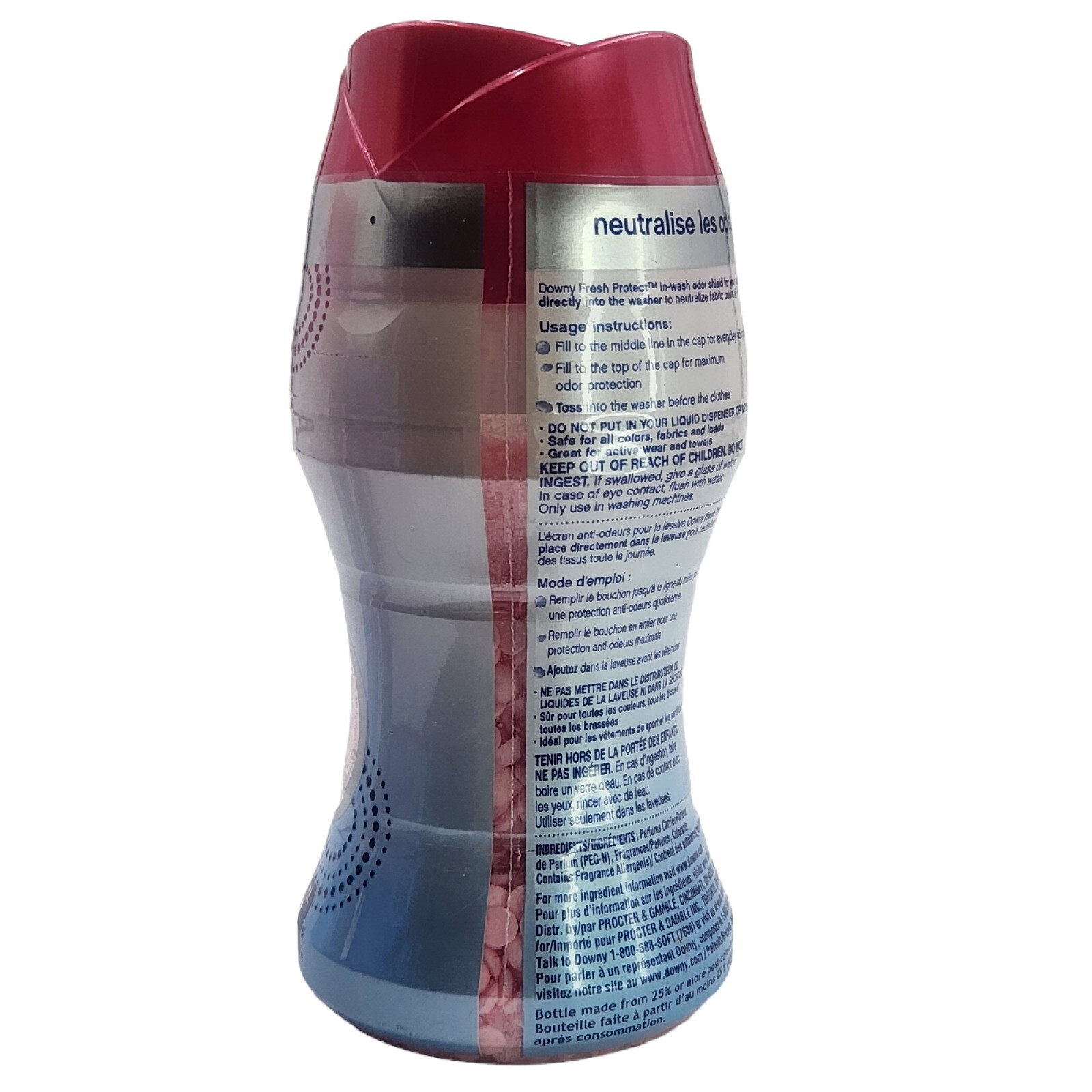 2 Downy Fresh Protect In Wash Beads April Fresh with Febreze Odor Defense 4.3 oz