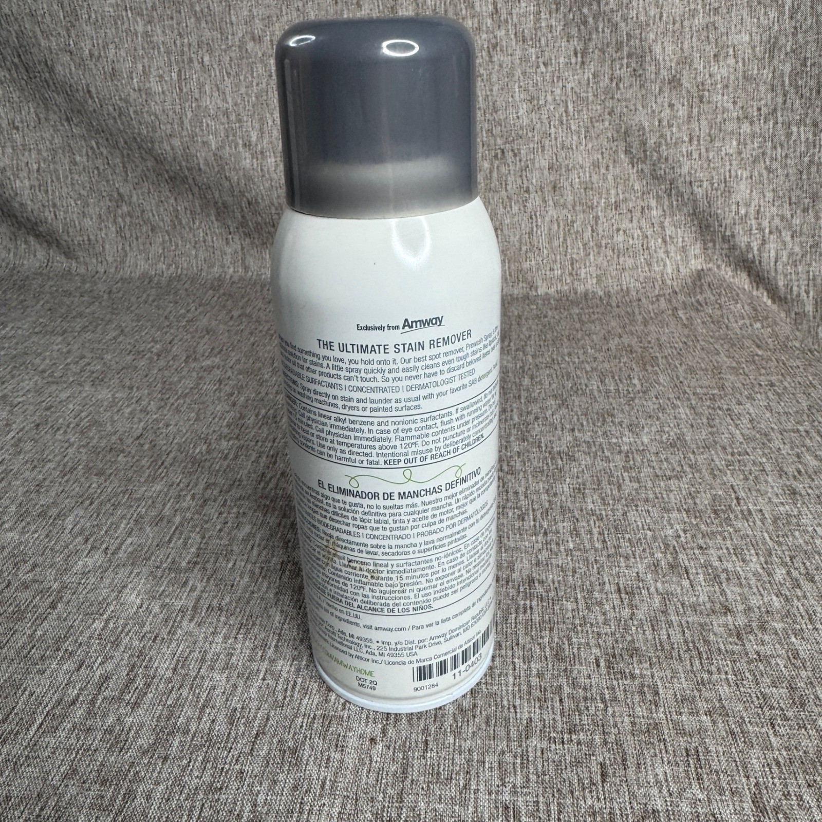 Amway Home Prewash Spray Laundry Stain Remover Aerosol 350g 12.3oz NEW