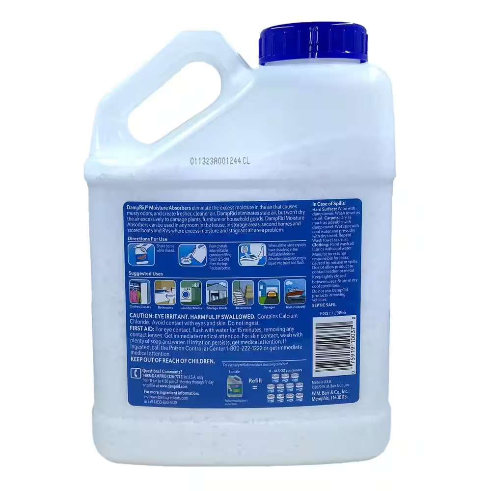 7.5 Lbs. Fragrance Free Super Refill Moisture Absorber (3-Pack)