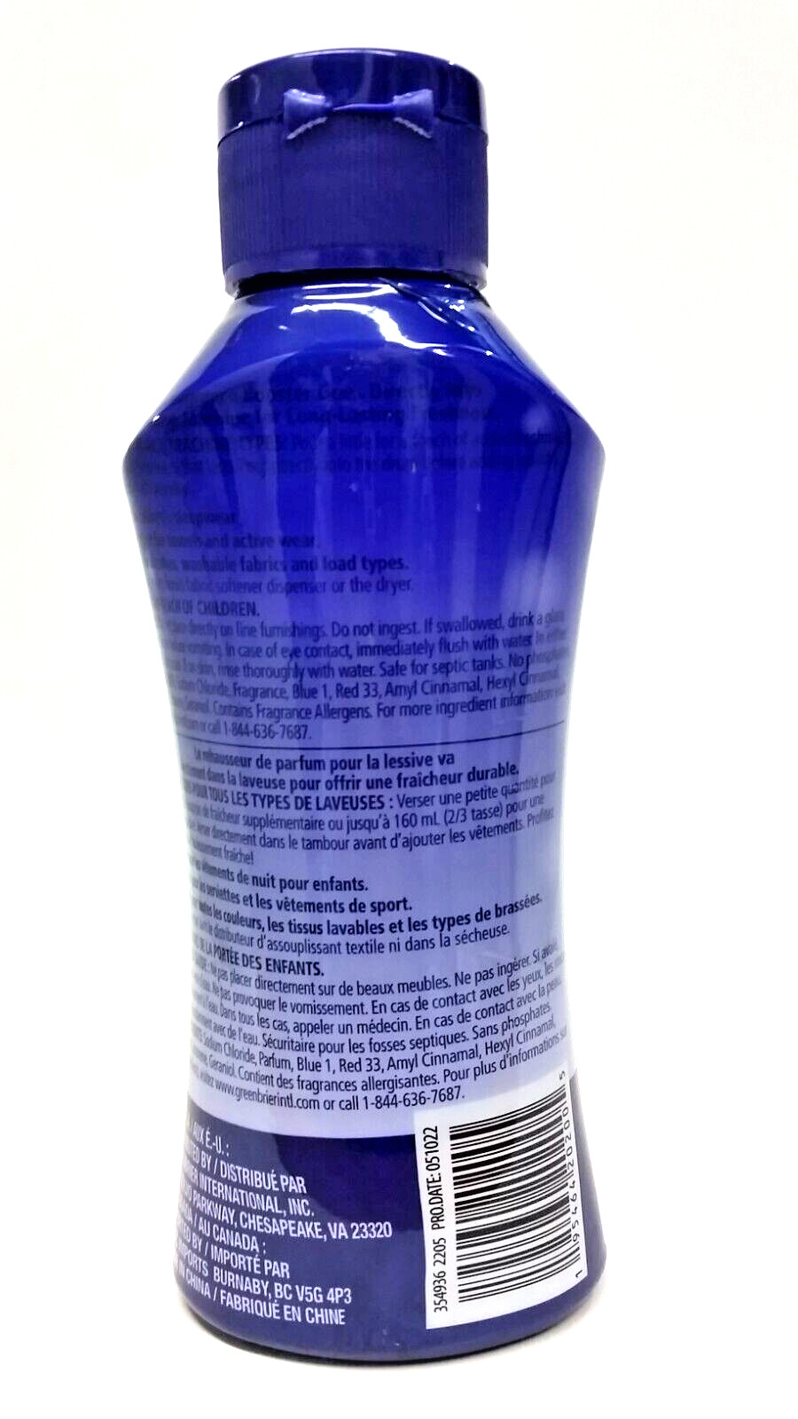 ( LOT 4 ) In-Wash Fragrance Booster Rehausseur, MOONLIGHT Scent New 10.5 oz Each