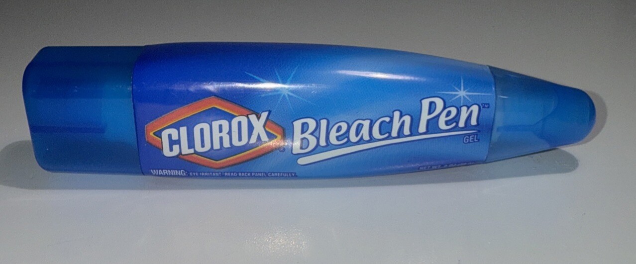 Clorox Bleach Pen Gel For Whites Dual Tipped 2 Oz Discontinued 2002