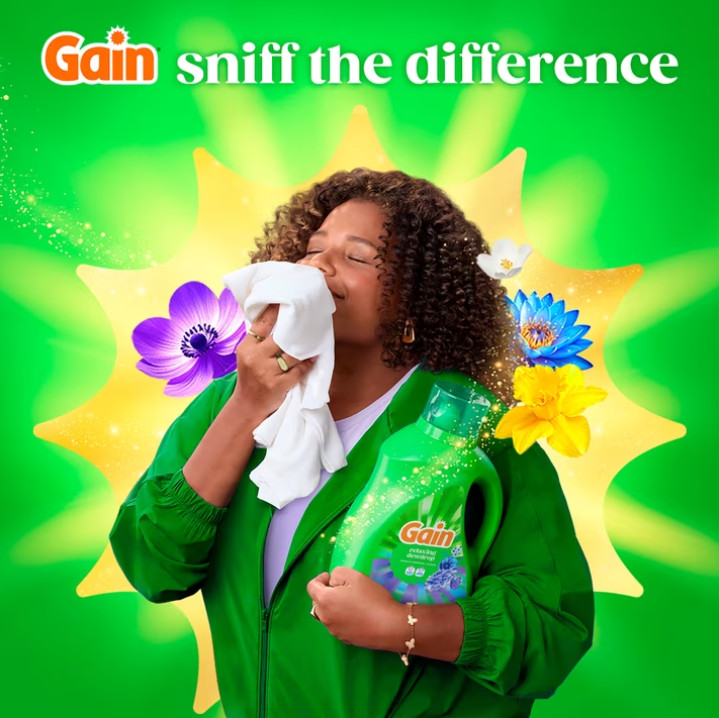 (2 Pack) Gain Laundry Detergent Liquid Relaxing Dewdrop 132 fl oz 100 Loads