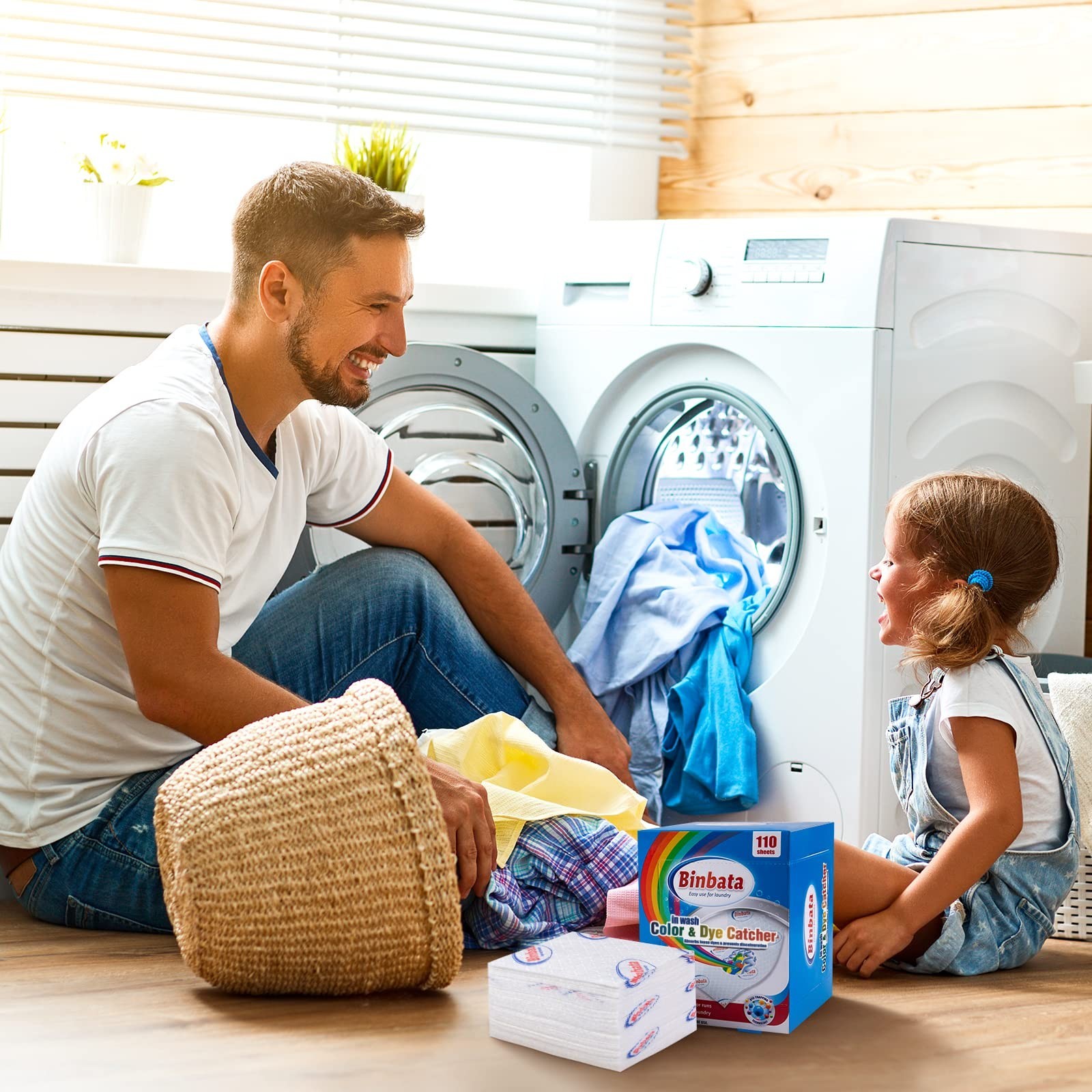 Laundry Dye Catcher Sheets – 110 Count, Fragrance-Free Color Grasper for In-Wash
