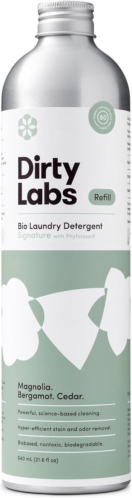 Dirty Labs | Signature Scent Bio-Liquid Laundry Detergent 80 Loads (21.6 Fl Oz)