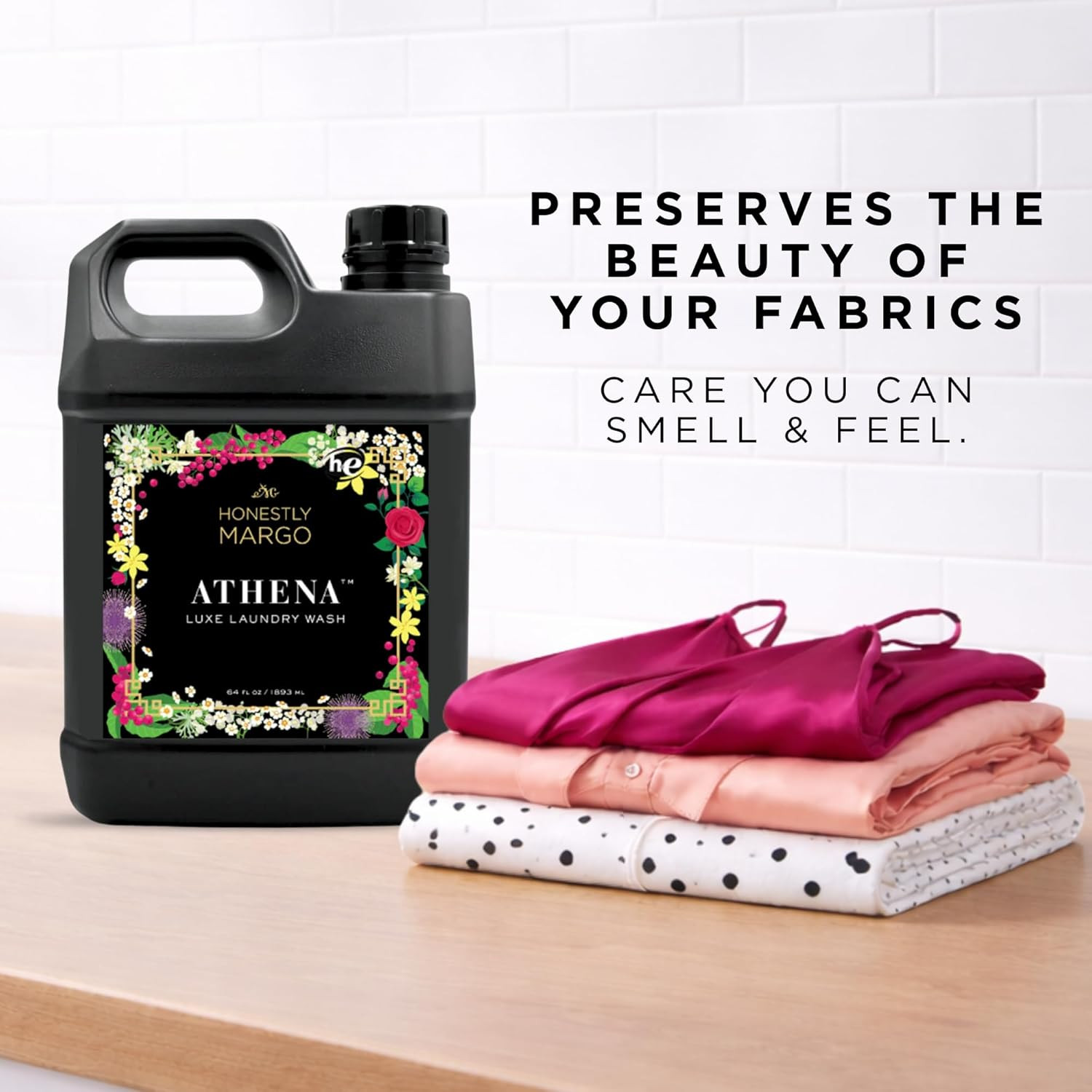 Athena Luxury Laundry Detergent (64 Oz, Pack of 1) – Laundry Detergent Scented w