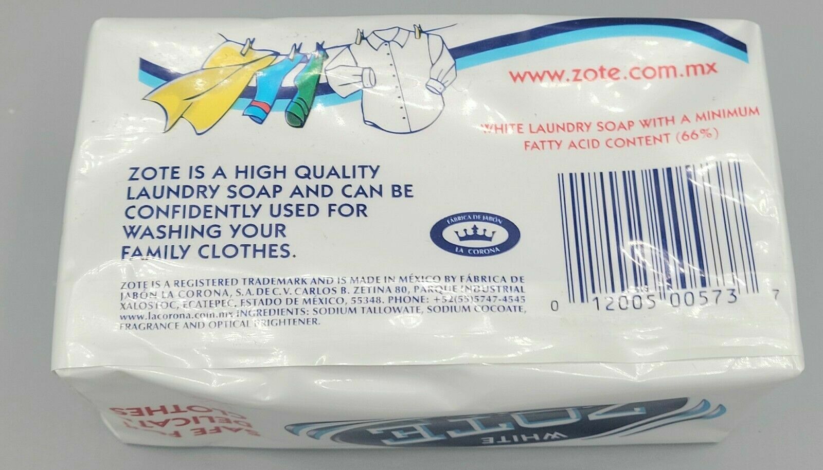 new 4 PCS PINK /WHITE ZOTE Laundry Bar Soap 14.1 OZ 400g EACH