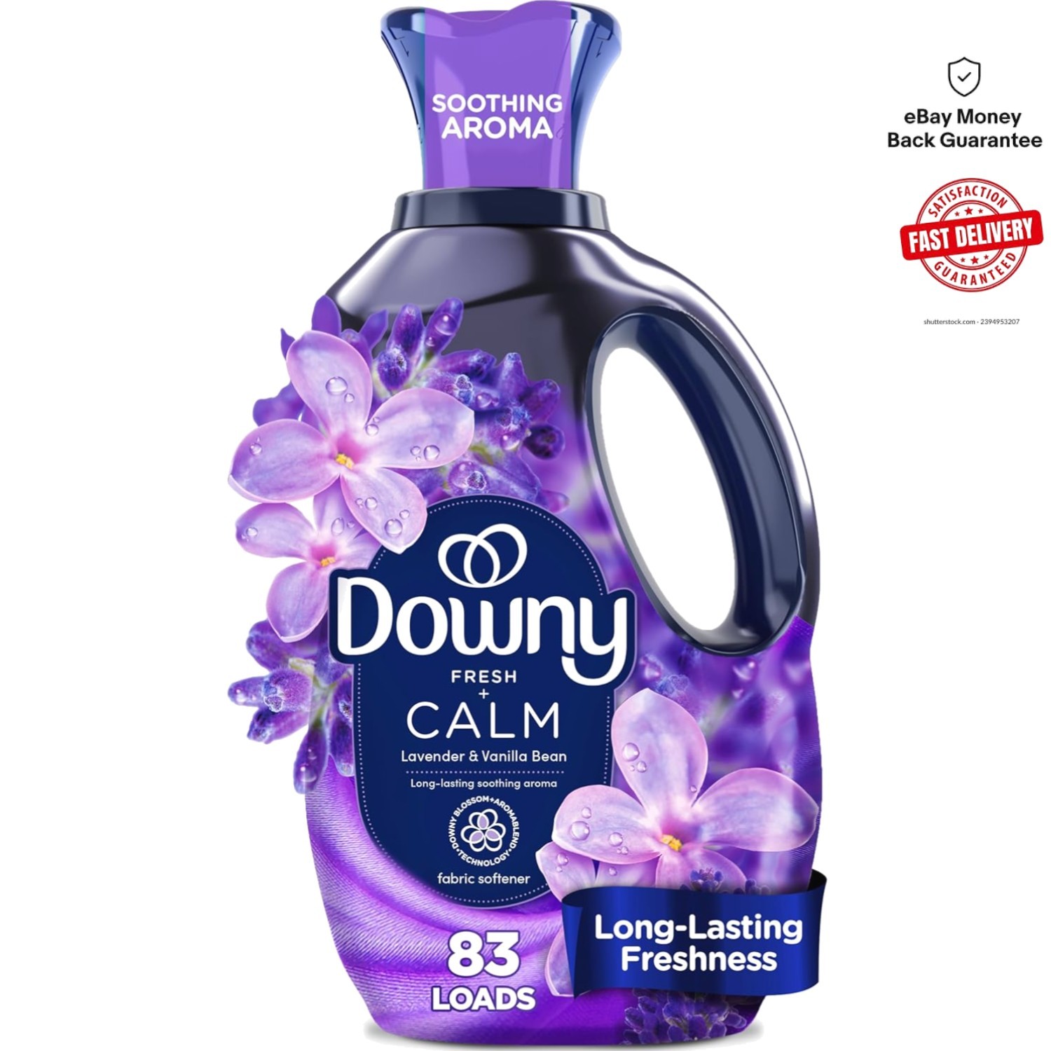 Ultra Soft Fabric Softener Liquid – Lavender & Vanilla Bean, 56 fl oz Luxury