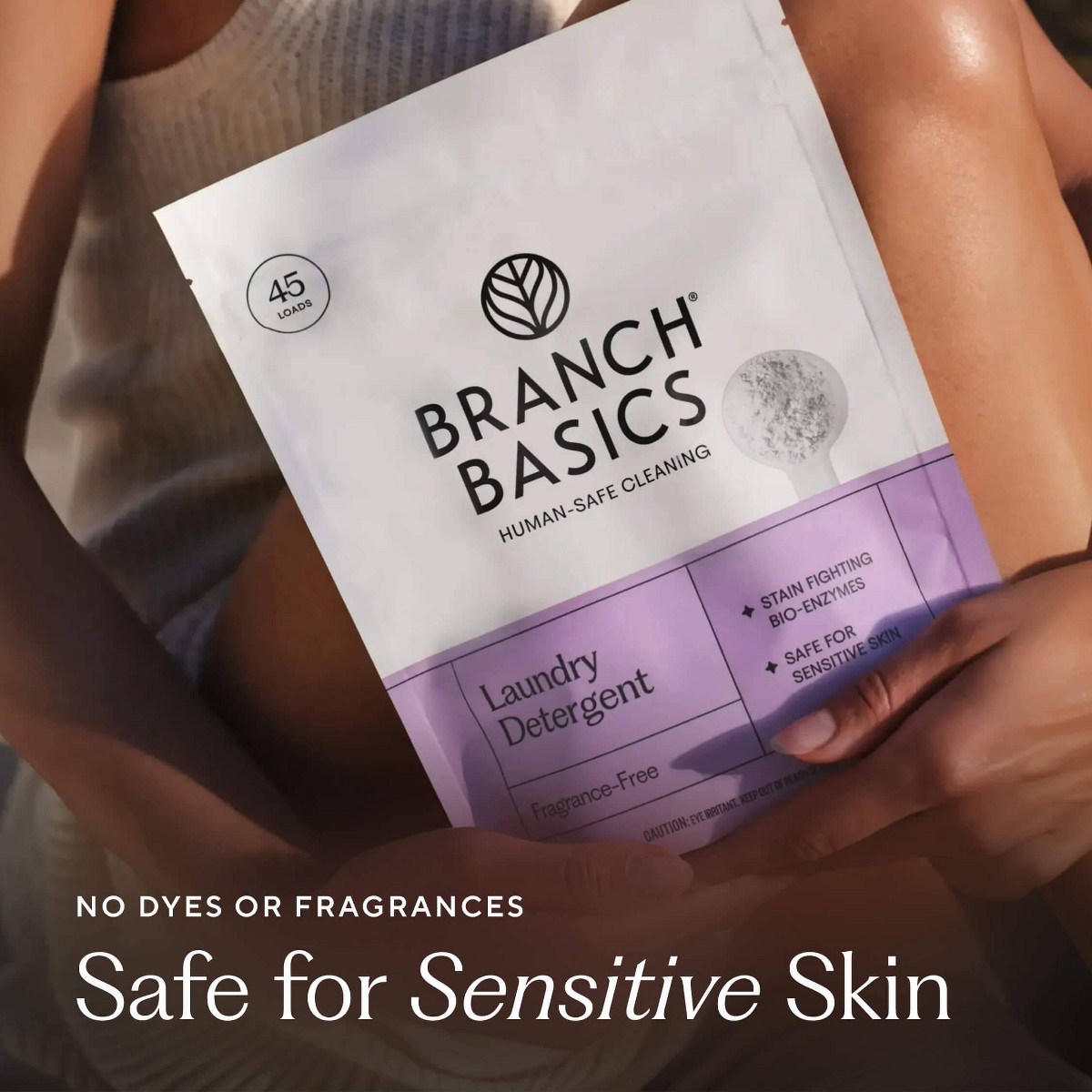 Branch Basics Fragrance-Free Laundry Detergent Powder – 1.5lbs