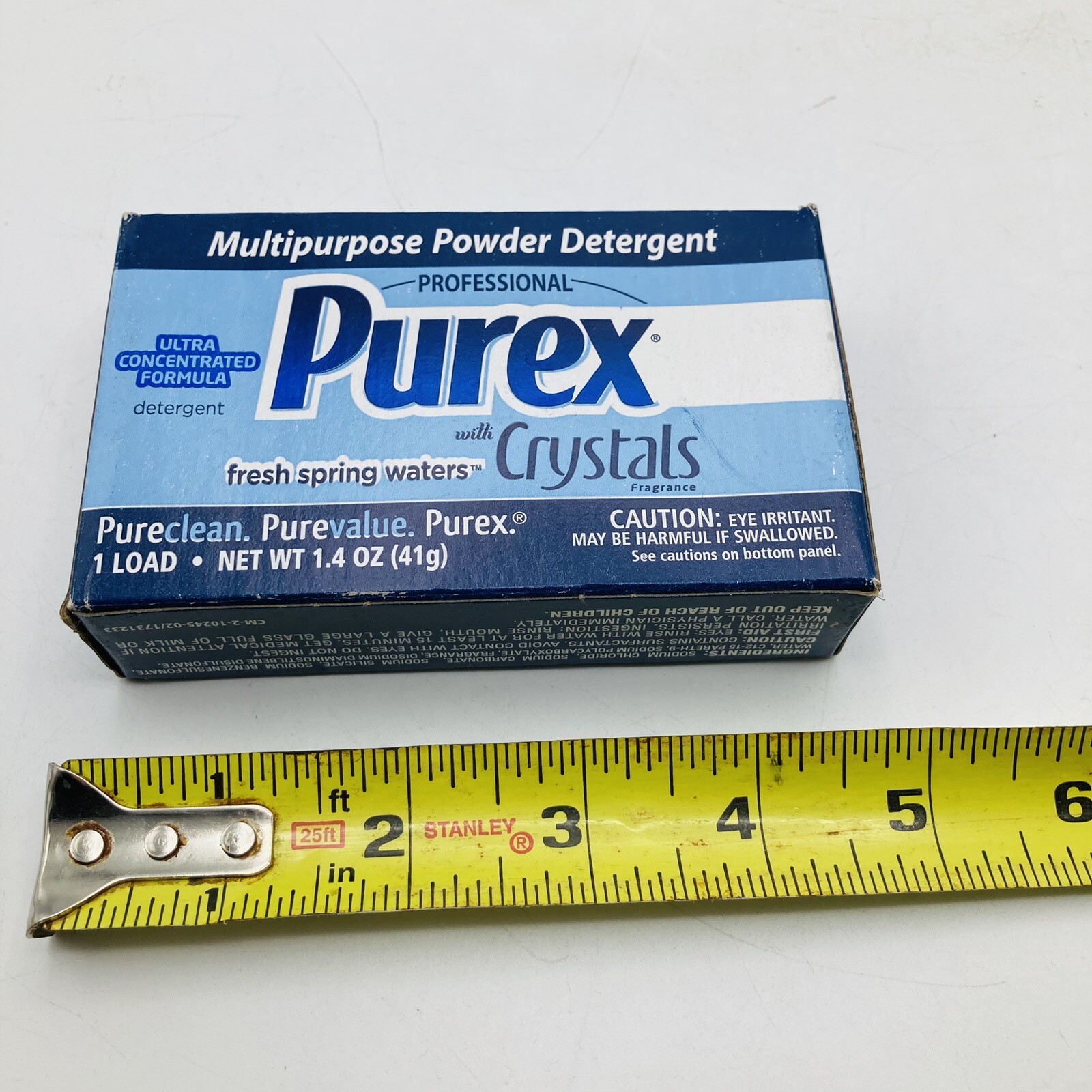 Purex Multipurpose Powder Detergent Fresh Spring Waters 1 Box 1 Load New 2012