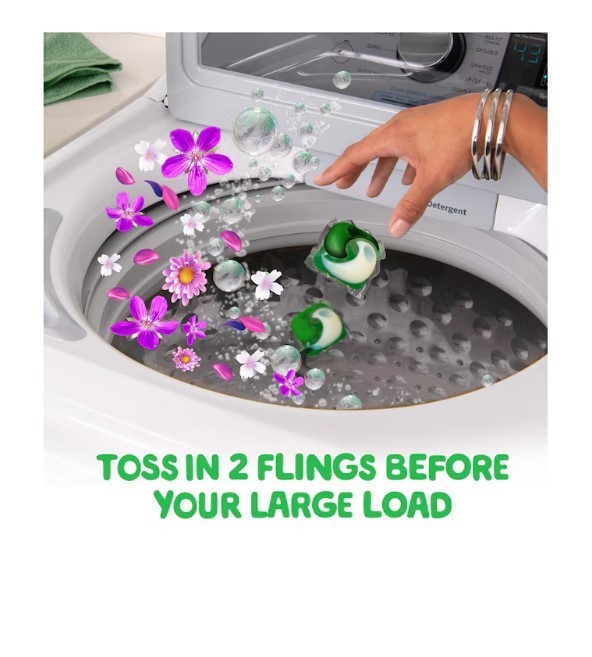 [BIG SALE] Gain Flings 4 In 1 Laundry Detergent Pods 76Ct HE