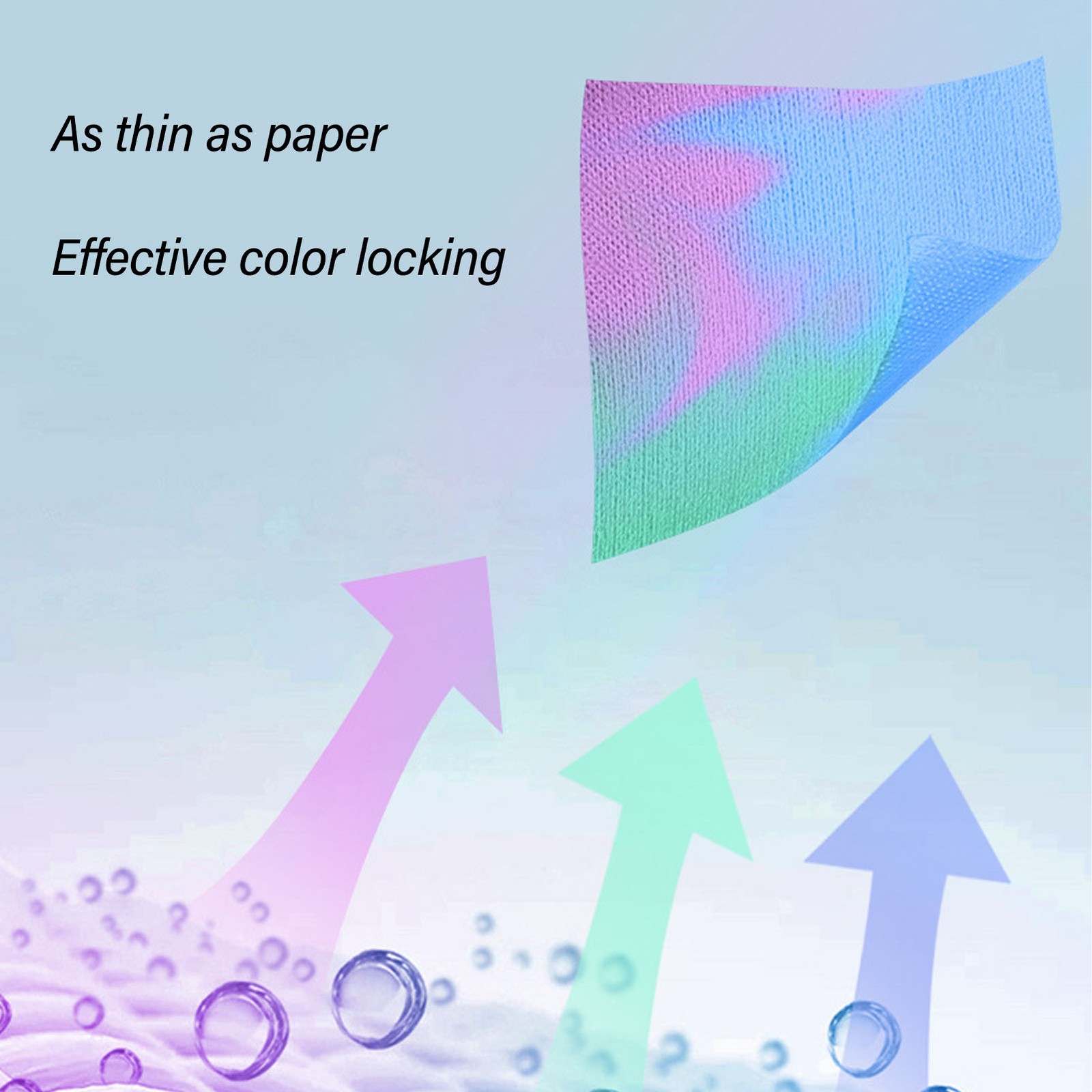 100pcs Color Absorbing Sheets For Washing Machine Safe For Families Popular