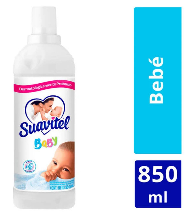Suavitel Baby Fabric Softener 28.7 fl oz Bottle Hypoallergenic Gentle Softness