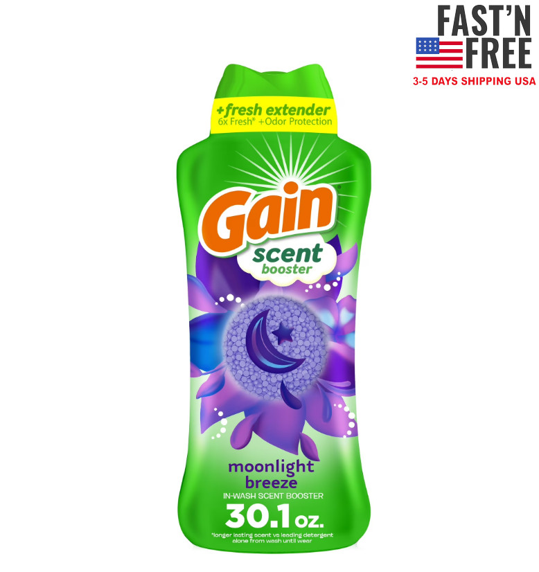 Gain Fireworks Laundry Scent Booster Beads, Moonlight Breeze Scent, 30.1 oz