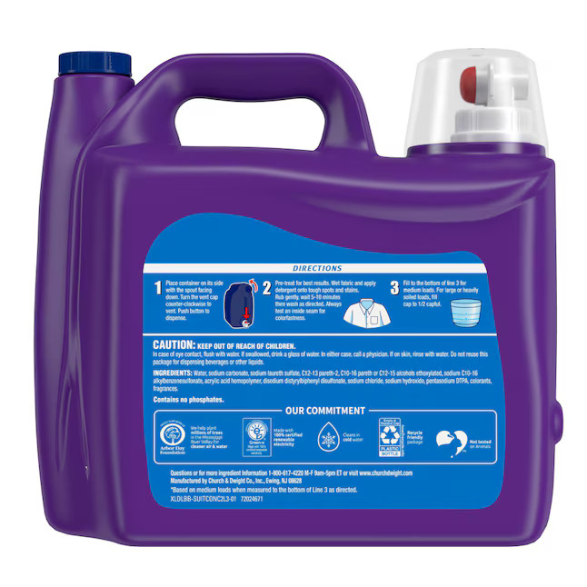 XTRA Tropical Passion HE Laundry Detergent 172 Loads 206.4 -fl oz