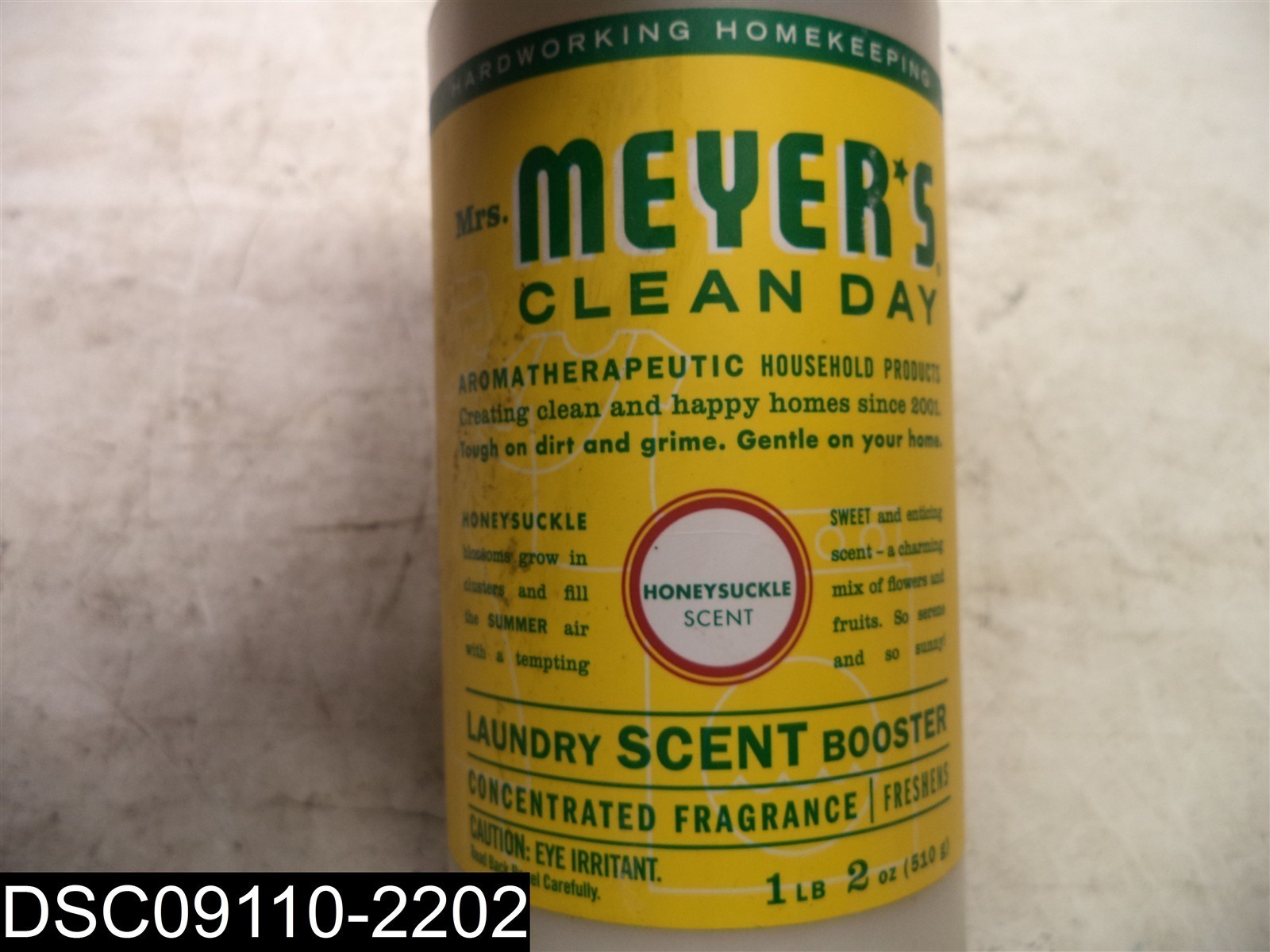 QTY=18oz Mrs. Meyer’s Clean Day Honeysuckle Scent Laundry Scent Booster