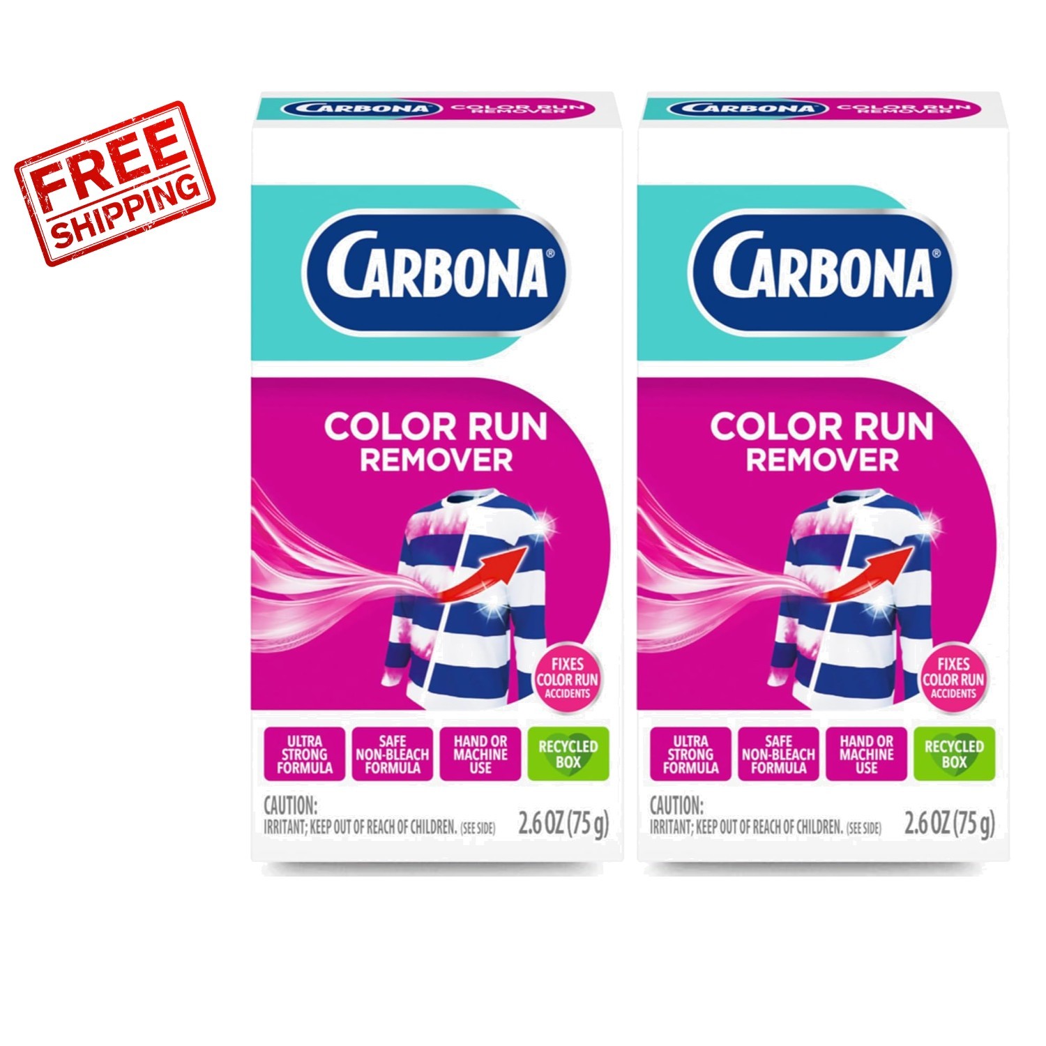 Unscented Color Run Remover | Bleach-Free, Effective Dye Remover | 5.2 Oz Total