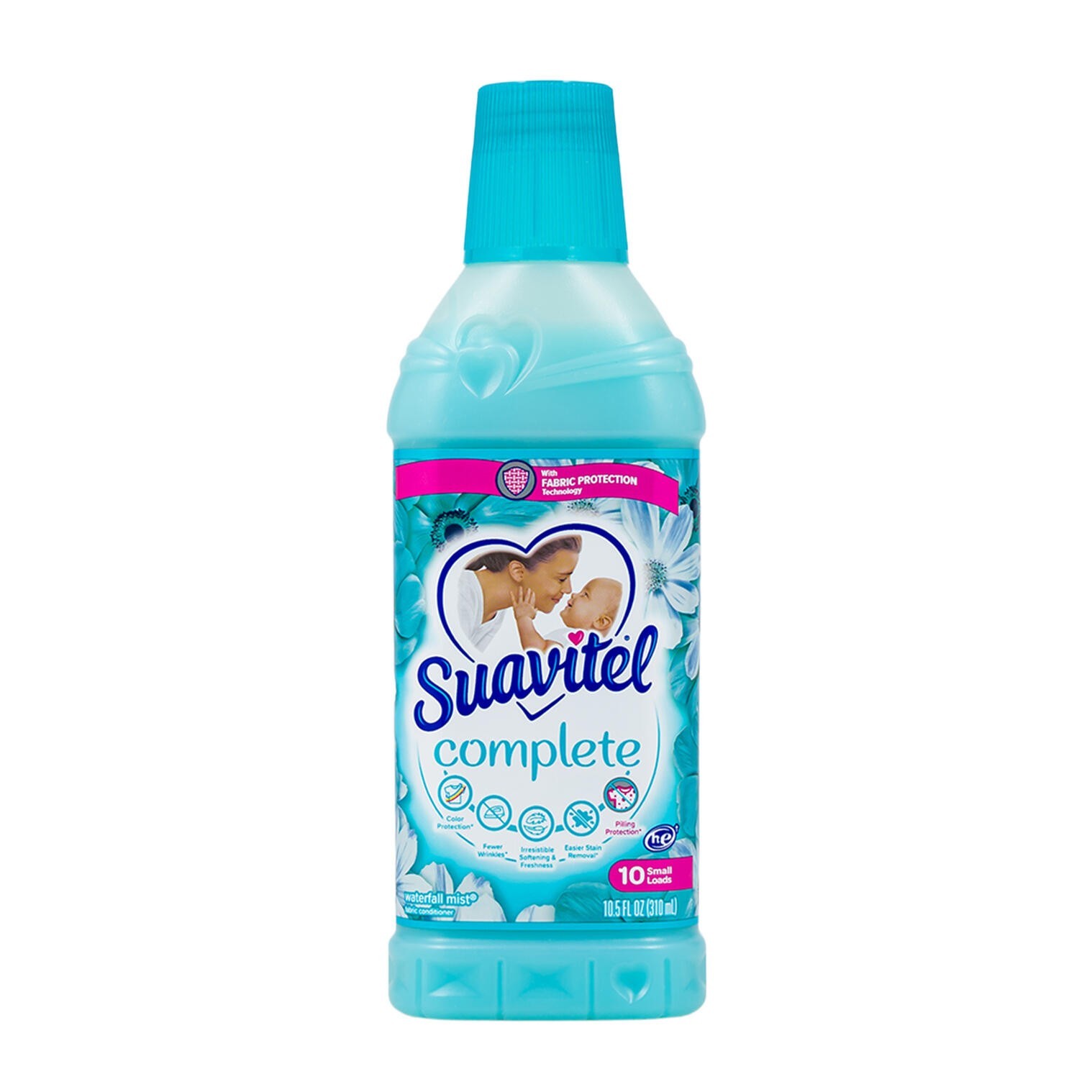 Suavitel Liquid Fabric Softener, (4 Pack Different Scents) 10.5oz Each Bottle