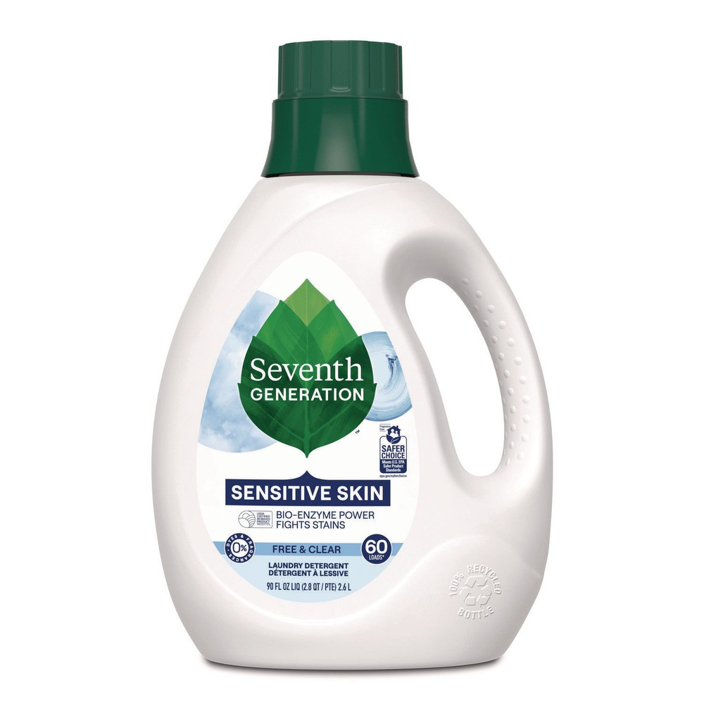 Seventh Generation 68748039 Liquid Laundry Detergent – Free and Clear (4/CT) New