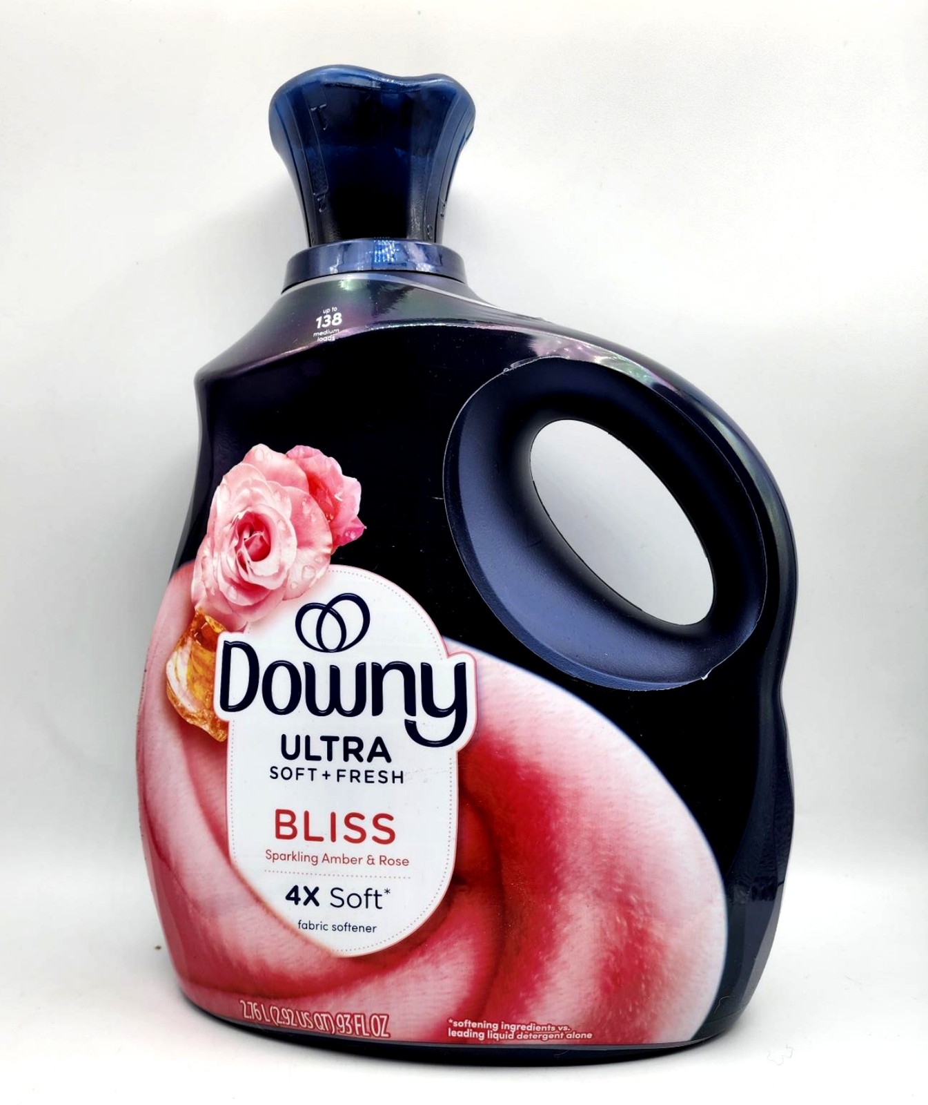1 Downy ULTRA BLISS Sparking Amber & Rose Fabric Conditioner Softener BIG 93 oz