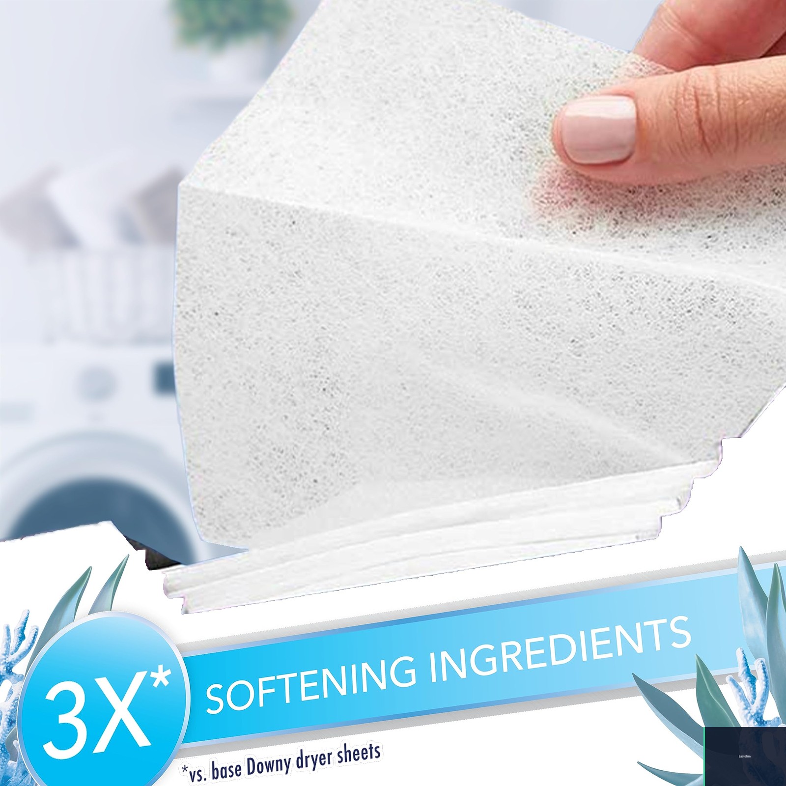 Dryer Sheets Fabric Softener Ocean Mist Scent 180 Count Sheet Pack