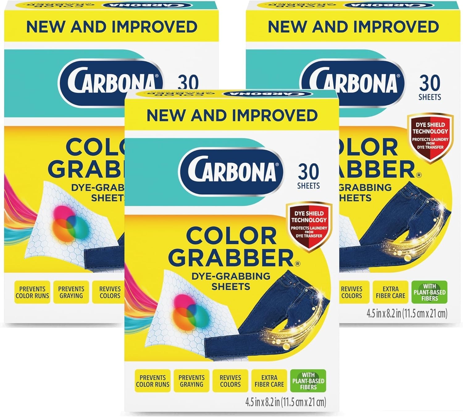 Color Grabber 30 Sheets, Prevents Color Runs & Dye Transfer in Mixed Loads, H…