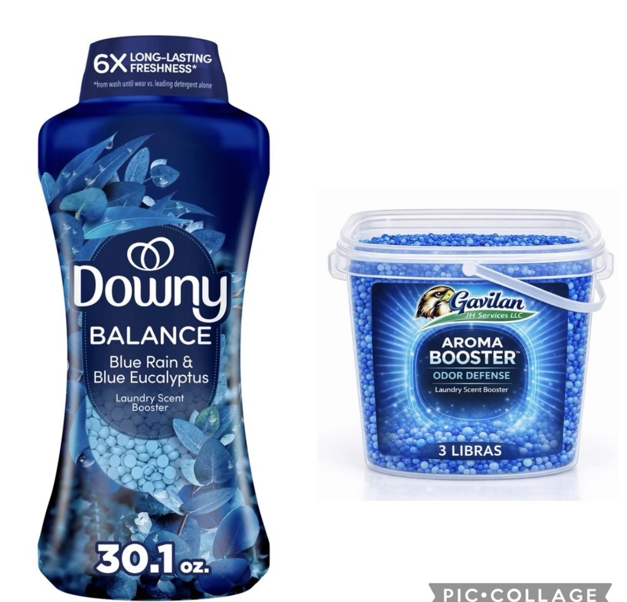 Downy & Gavilan Laundry Scent Booster Beads Odor Defense Freshness 30.1oz 3lb