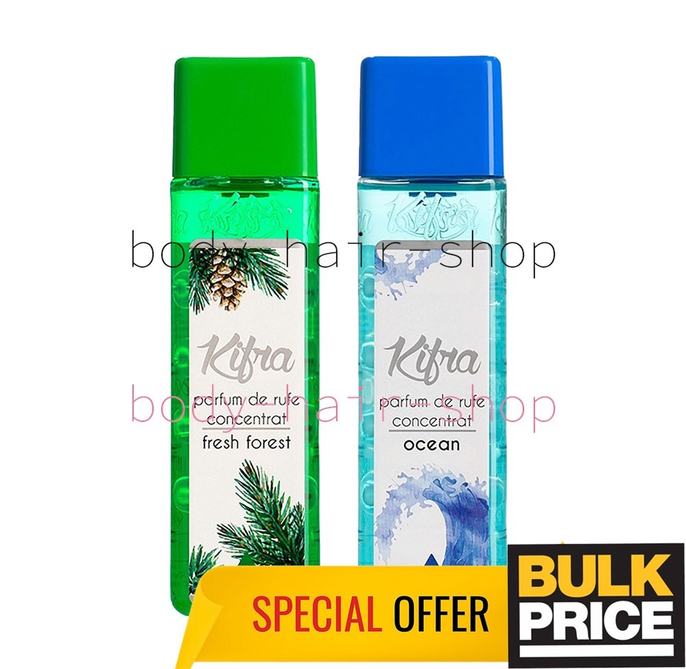 Kifra Laundry Perfume Ocean Fresh Forest Luxury Fragrance Assorted Lot 2-Pack