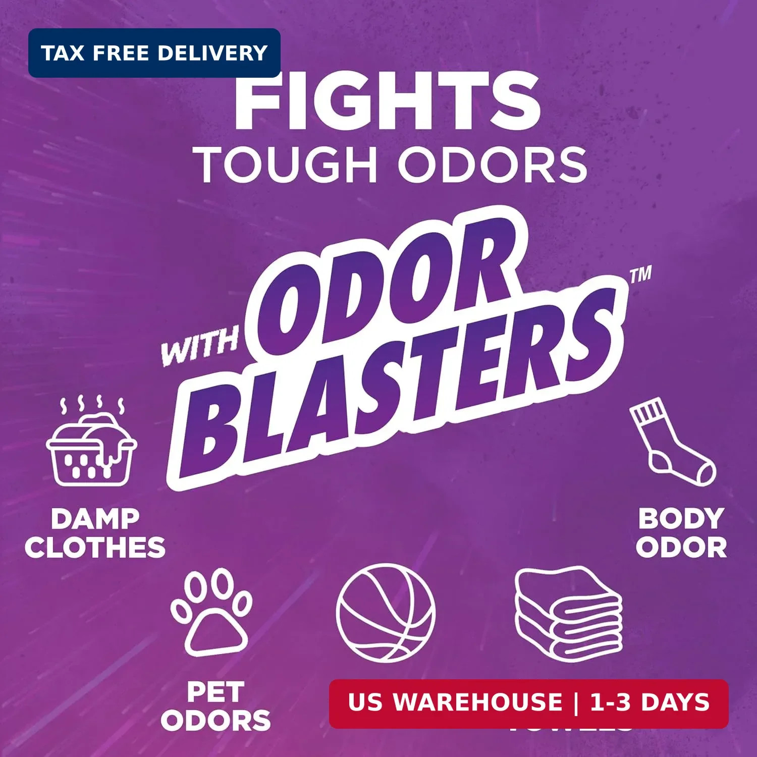 ARM & HAMMER Plus OxiClean with Odor Blasters Liquid Laundry Detergent, Laundry