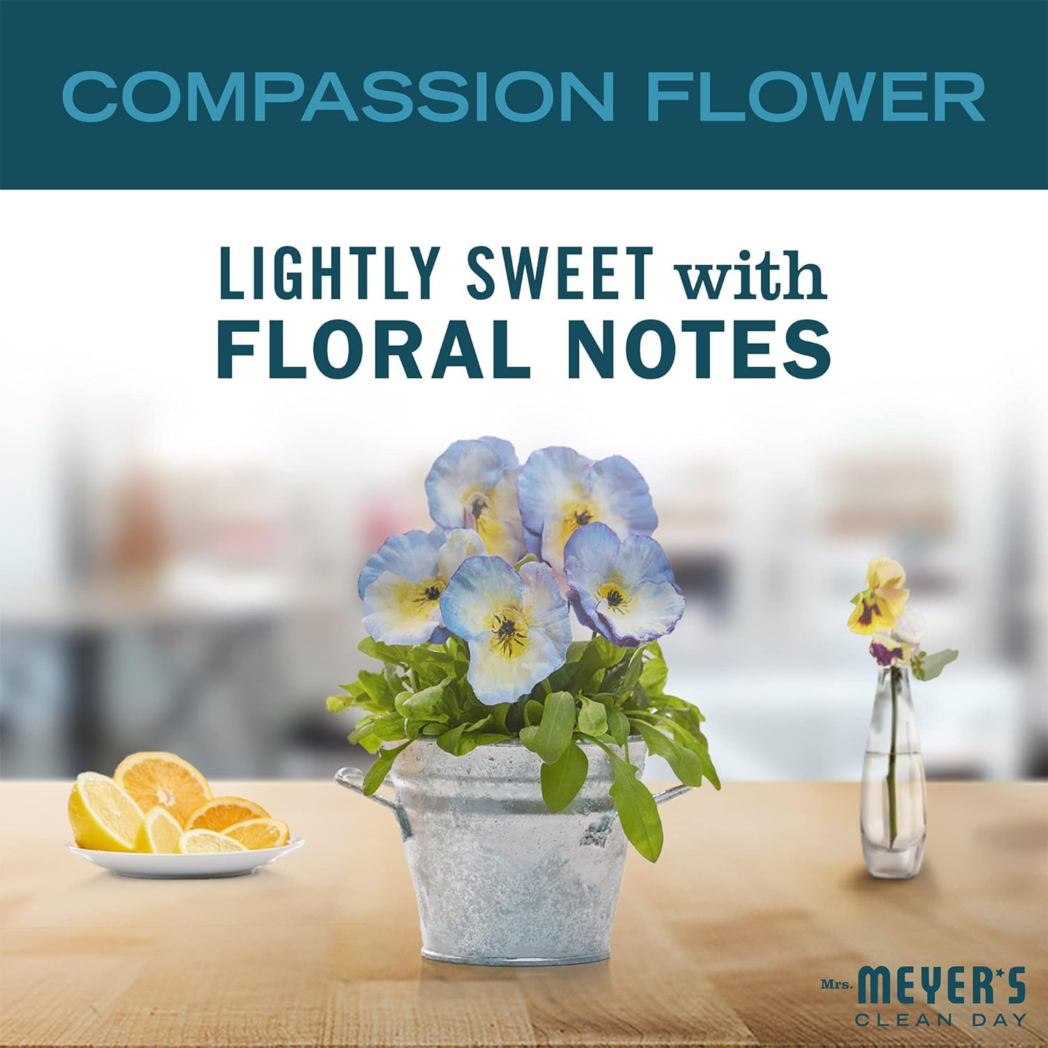 Mrs. Meyer’s Clean Day Dryer Sheets, Fabric Softener, Compassion Flower 80 Count